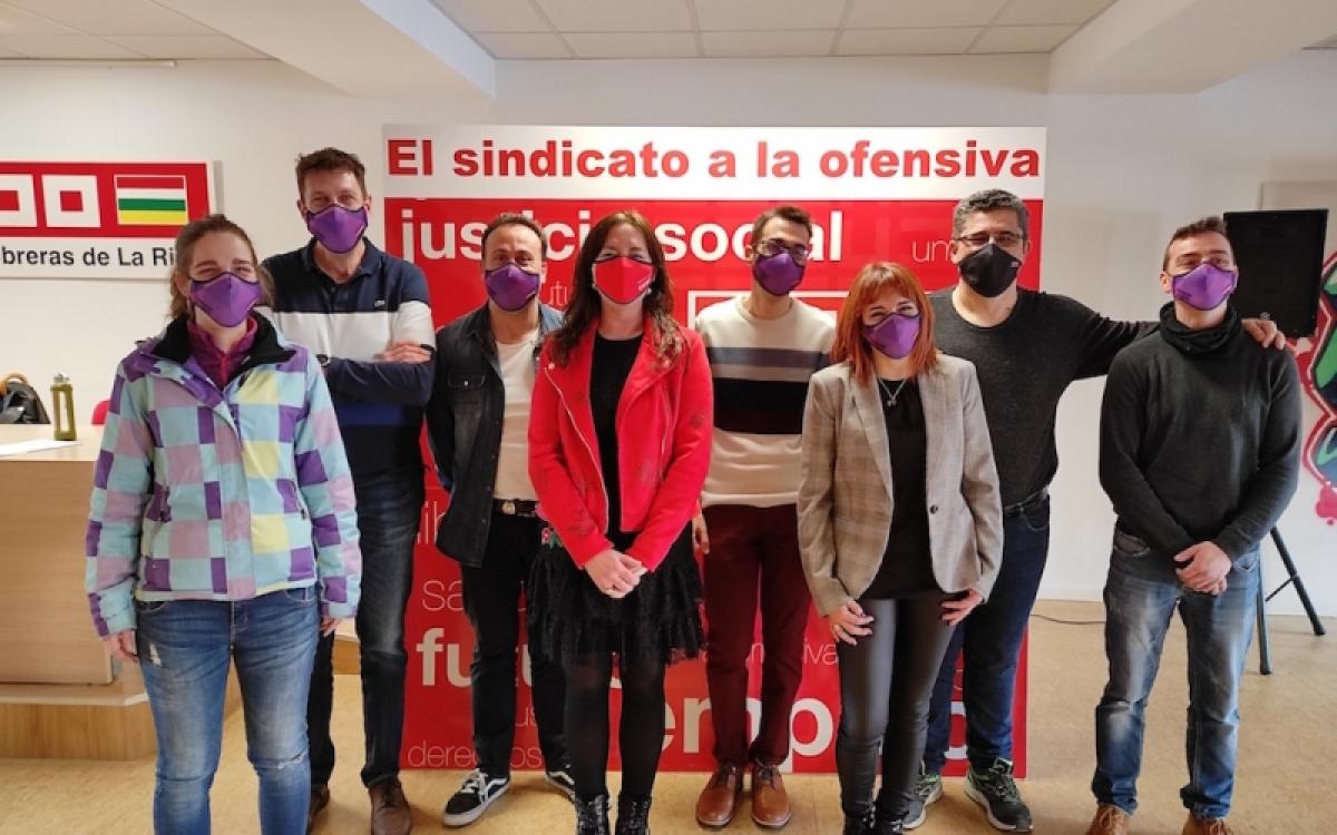 Nueva comisin ejecutiva de CCOO de Industria de La Rioja