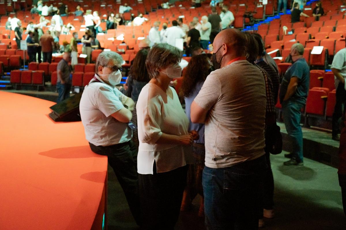 Las gentes de CCOO no faltaron al congreso