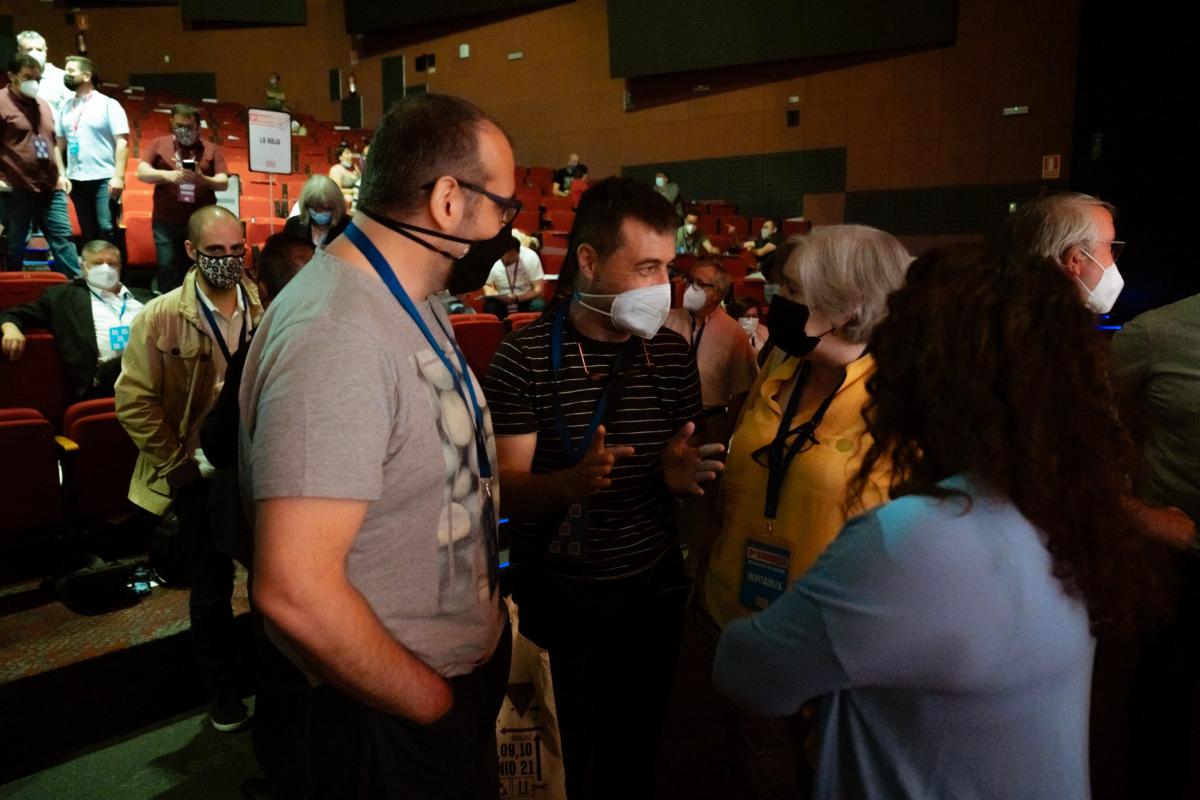 Las gentes de CCOO no faltaron al congreso