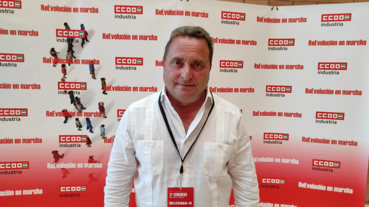 Jos Hurtado Quirs, nuevo secretario general de la federacin de Industria de CCOO de Andaluca